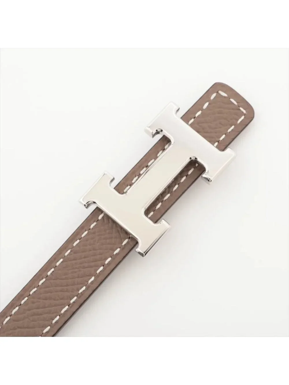 Hermes Mini Constance H Belt 85 Veau Epsom Etoupe